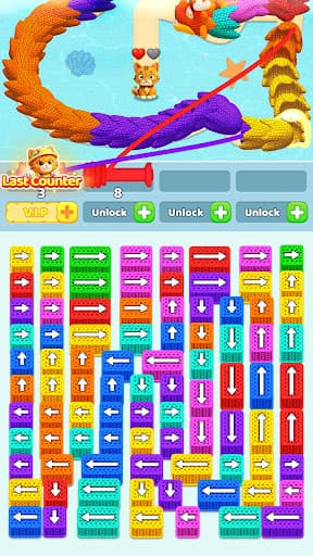 Wool Crush™ - Yarn Color Sort screenshot 2 - screenshot