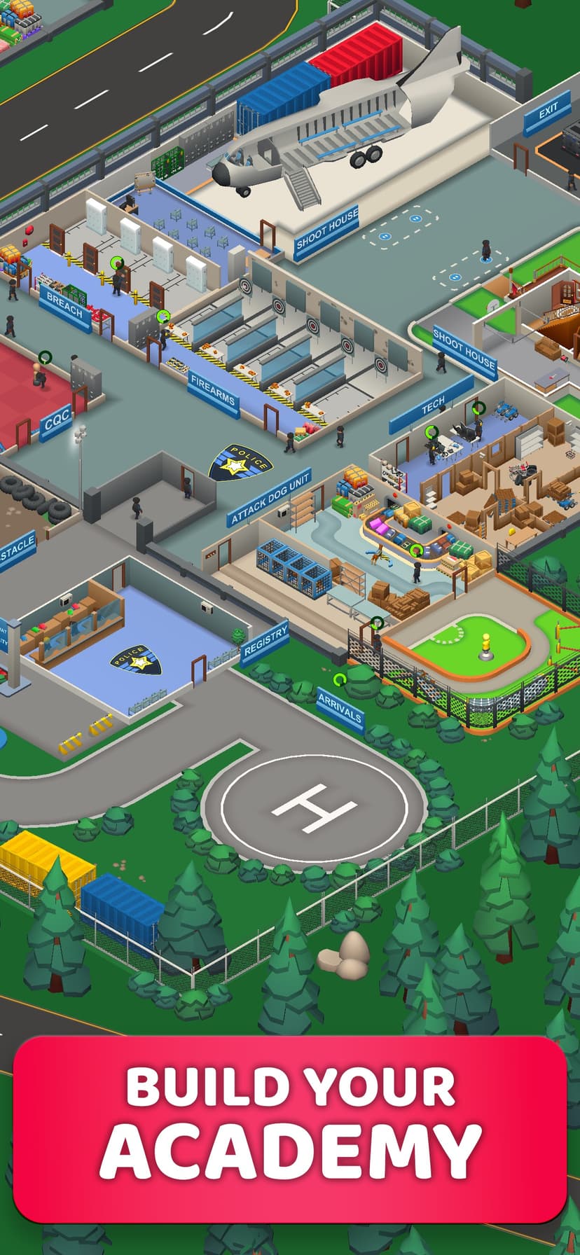 Idle SWAT Academy Tycoon screenshot 1 - screenshot
