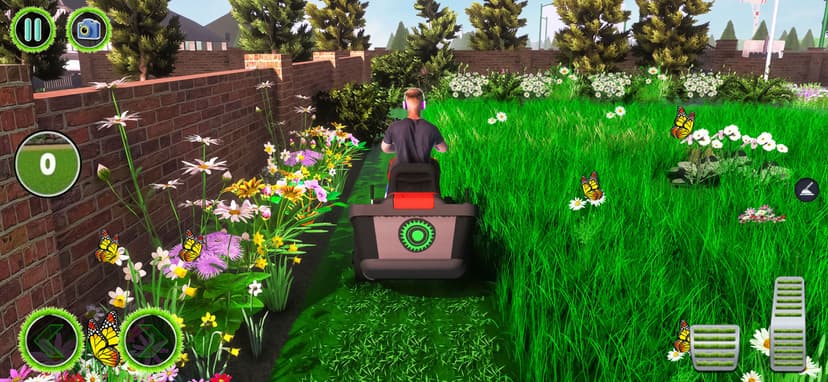 Greenup Lawn Mowing Simulator! screenshot 1 - screenshot