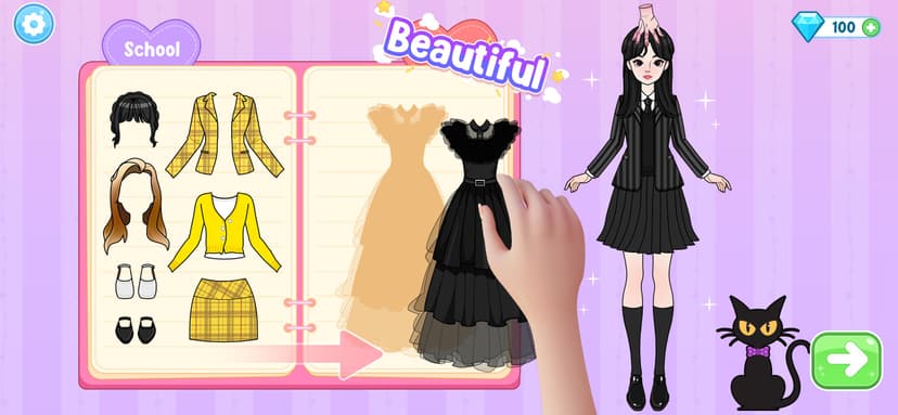 Paper Doll Makeover & Dress Up screenshot 5 - screenshot