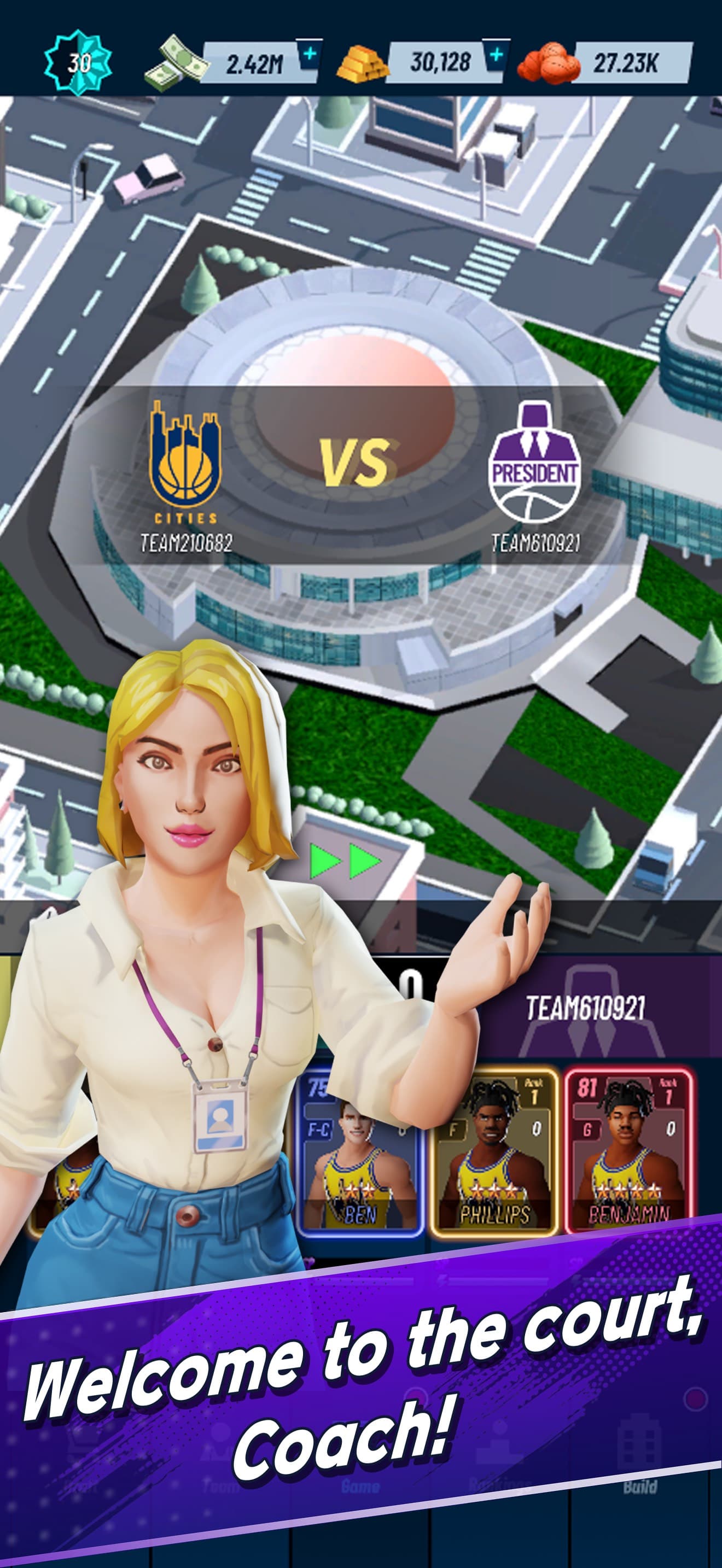Idle Basketball Manager 25 screenshot 1 - screenshot