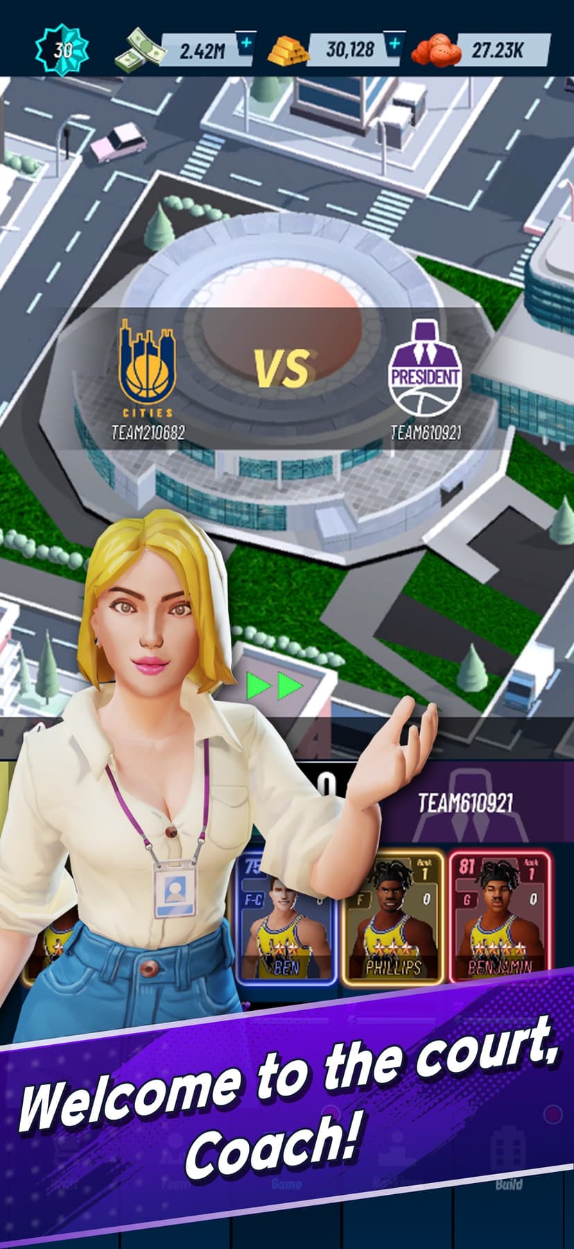 Idle Basketball Manager 25 screenshot 1 - screenshot