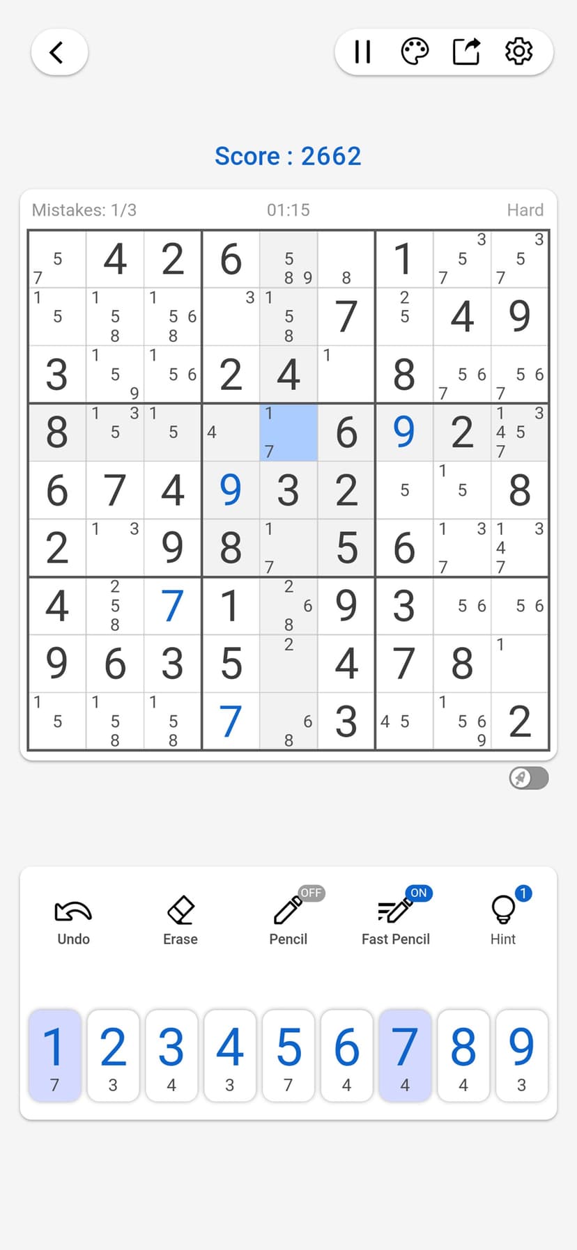 Sudoku - Number Brain Games screenshot 3 - screenshot