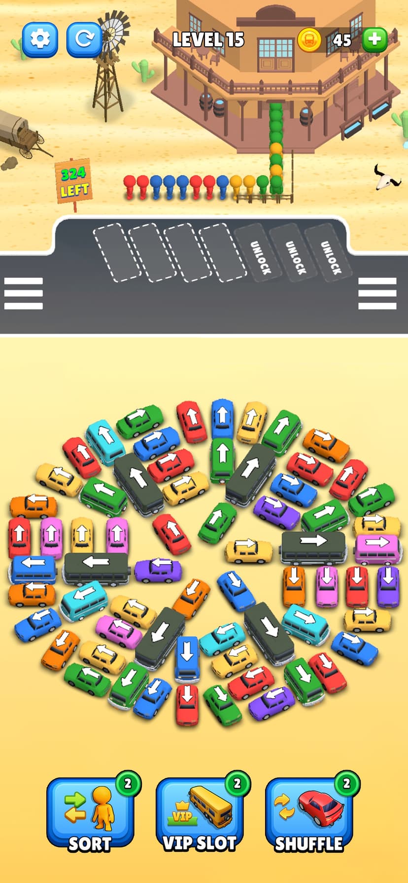 Bus Traffic: Car Puzzle 3D screenshot 1 - screenshot