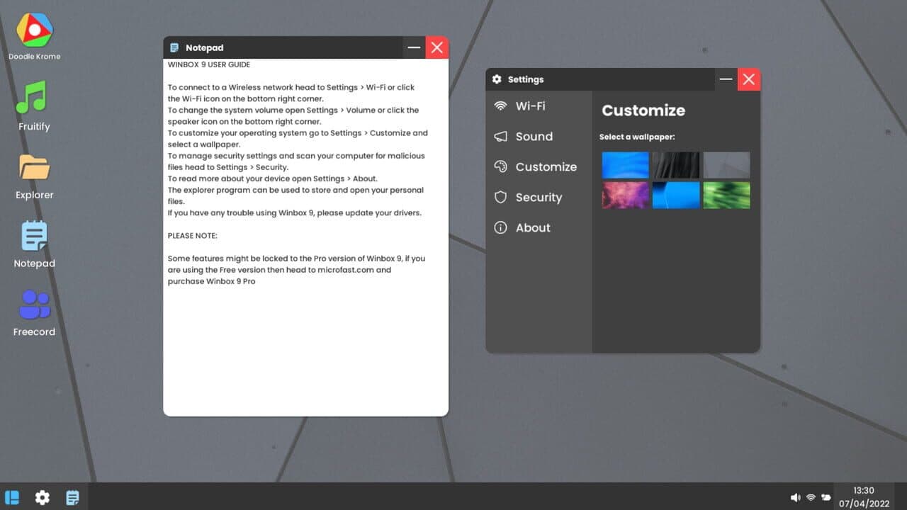 Null - screenshot
