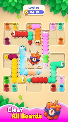 Wormmy Slither Puzzle screenshot 4 - screenshot