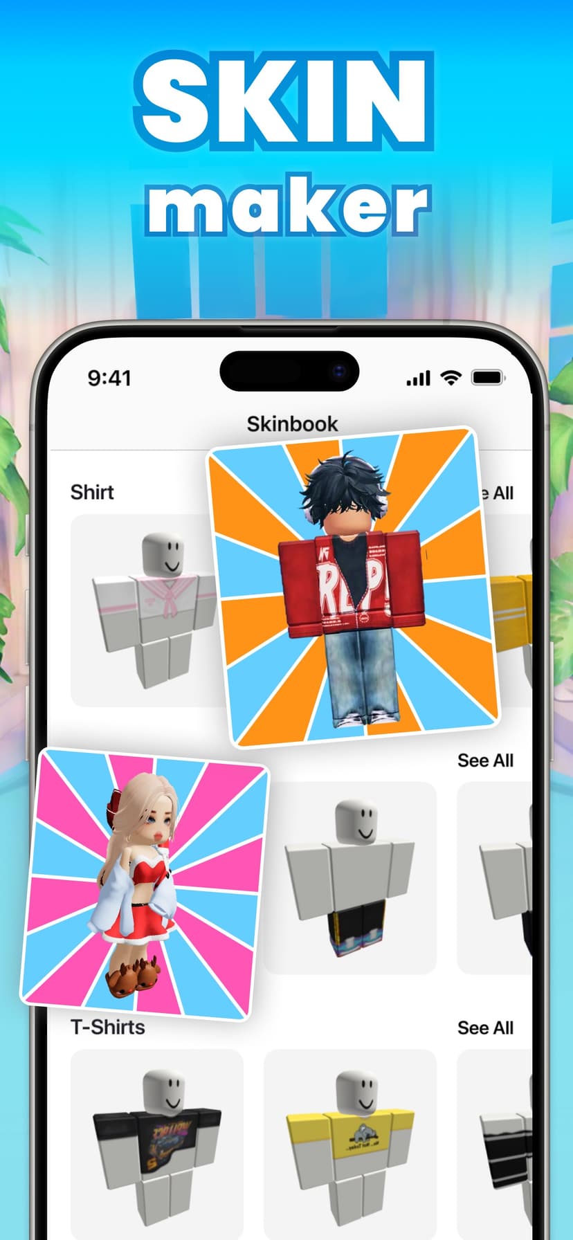 Skins & Avatars Clothes Maker screenshot 2 - screenshot