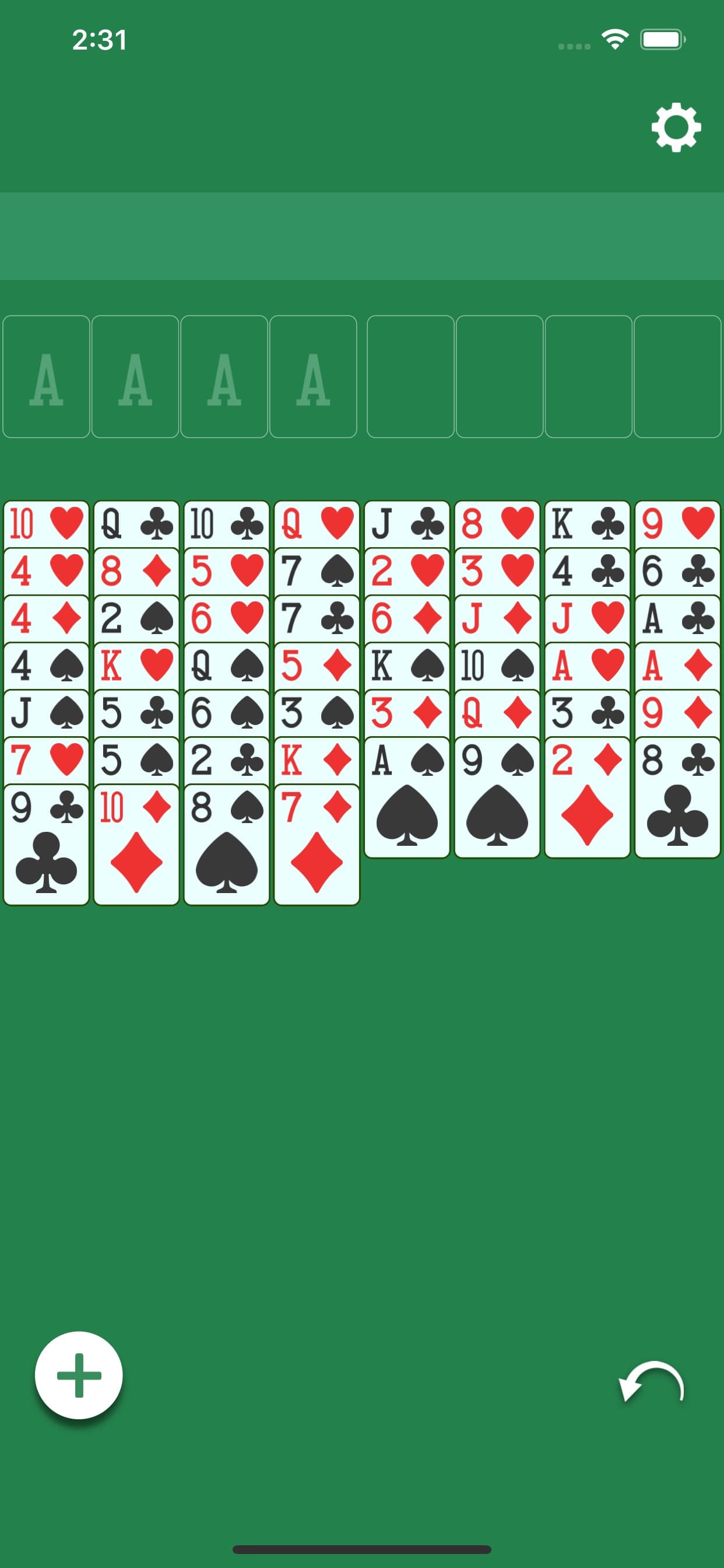 FreeCell (Classic Card Game) screenshot 1 - screenshot
