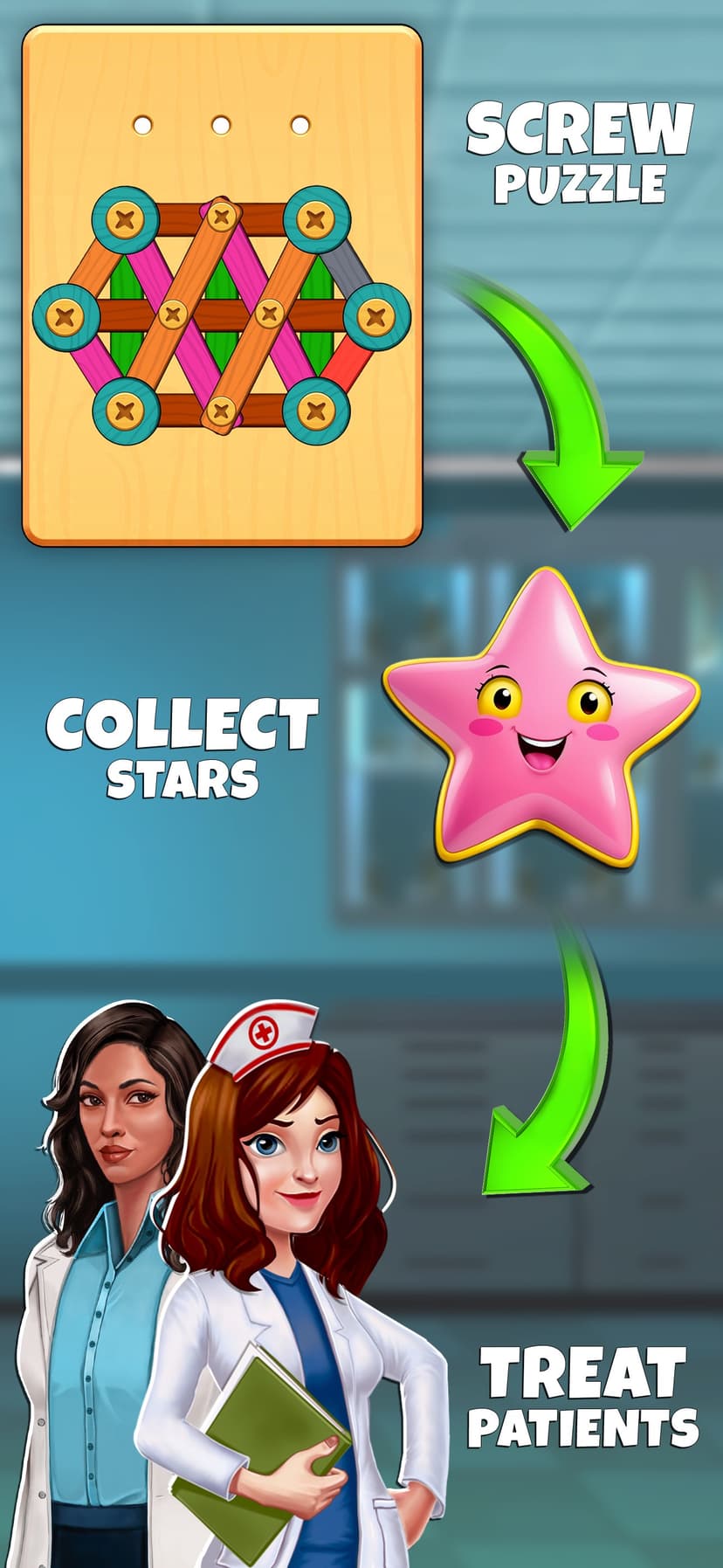 Screw Puzzle & Doctor Game screenshot 5 - screenshot