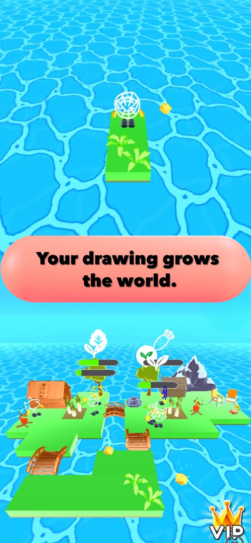 Idle Draw Earth-Fun life games screenshot 2 - screenshot