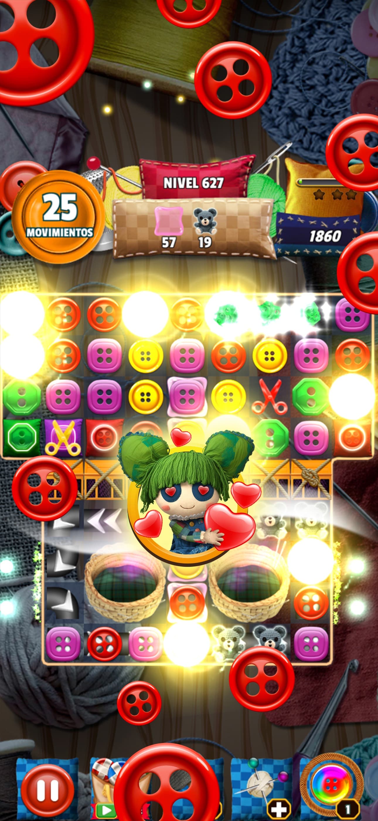 Button Eyed Rag Doll Match 3 screenshot 5 - screenshot