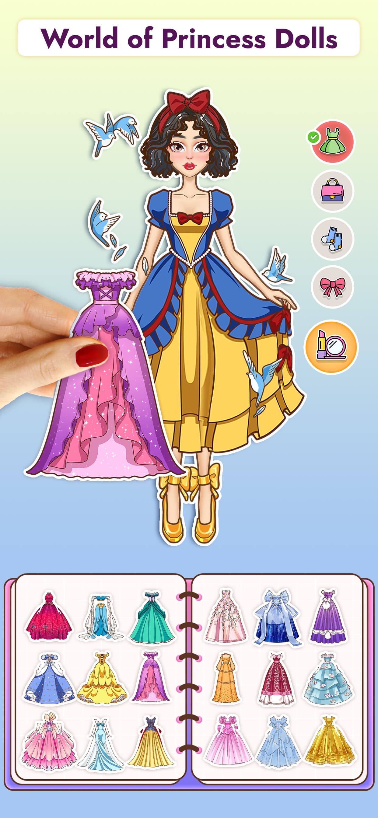 DIY Paper Doll: Dress Up Dolls screenshot 2 - screenshot