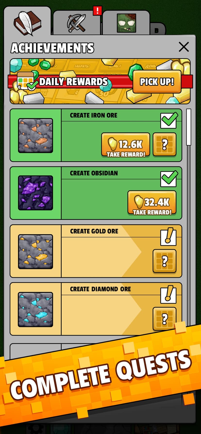 Minetap Craft Idle Mine Tycoon screenshot 5 - screenshot