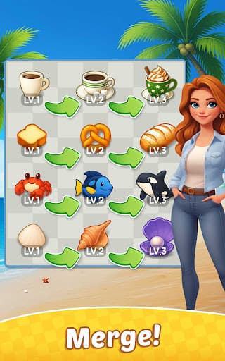 Merge Beach : Gossip & Mystery screenshot 11 - screenshot