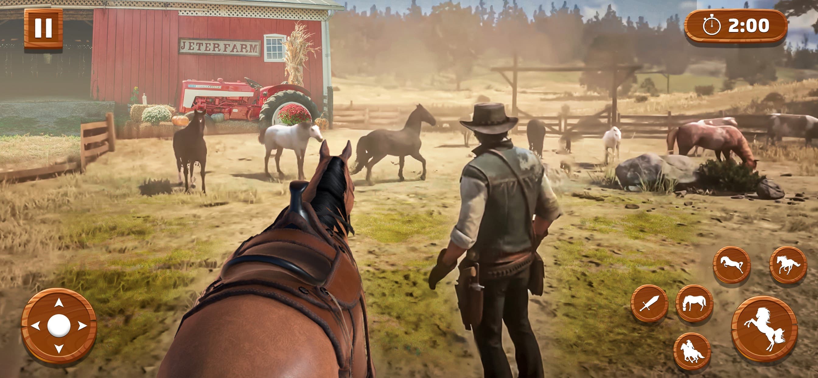 Wild Horse Simulator Jungle 3D screenshot 1 - screenshot