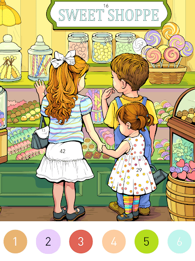 Granny Color By Number Game screenshot 16 - screenshot