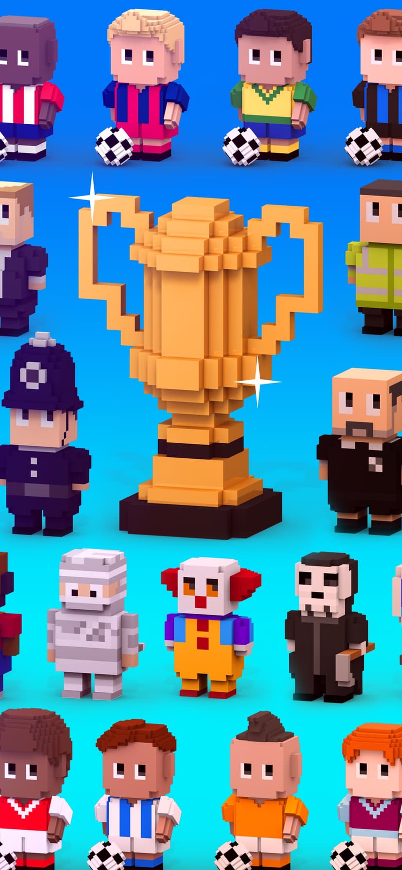 Blocky Soccer screenshot 2 - screenshot