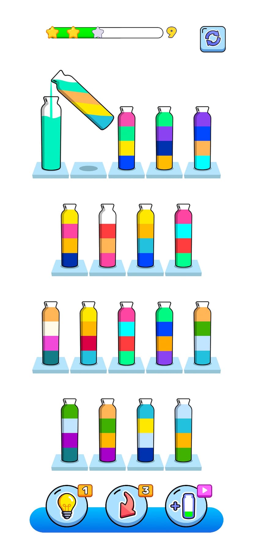 Sort Paint: Water Sorting Game screenshot 6 - screenshot
