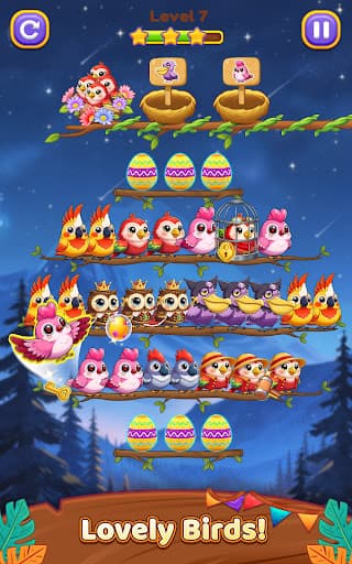 Bird Sort 3: Color Puzzle screenshot 21 - screenshot