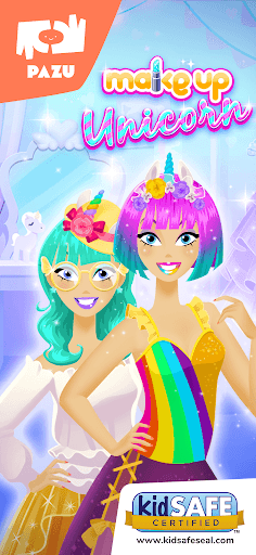 Makeup girls unicorn dress up screenshot 1 - screenshot