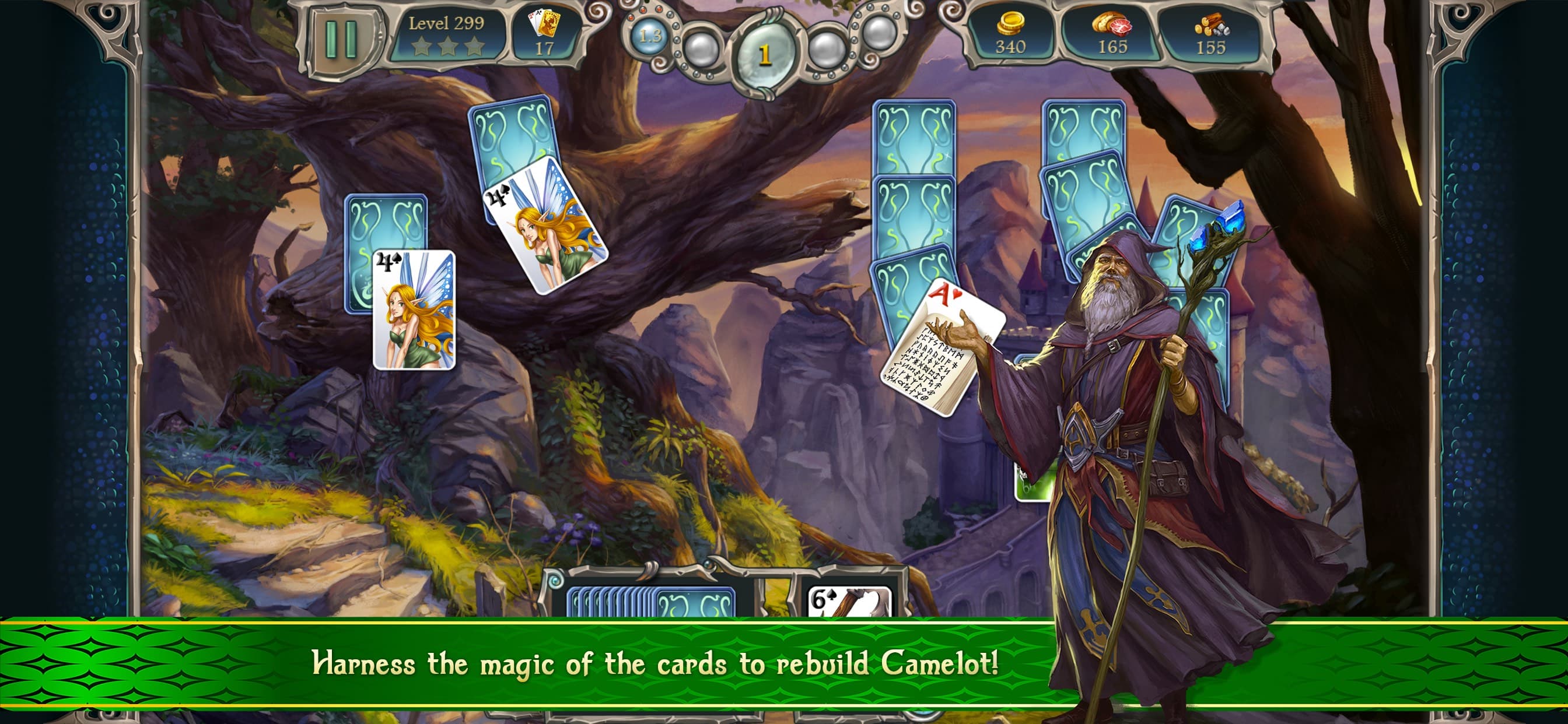Avalon Legends Solitaire 2 screenshot 1 - screenshot