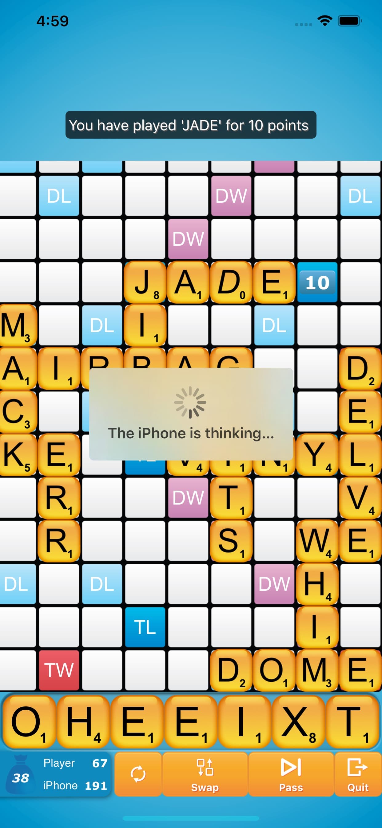 Classic Words (solo word game) screenshot 3 - screenshot