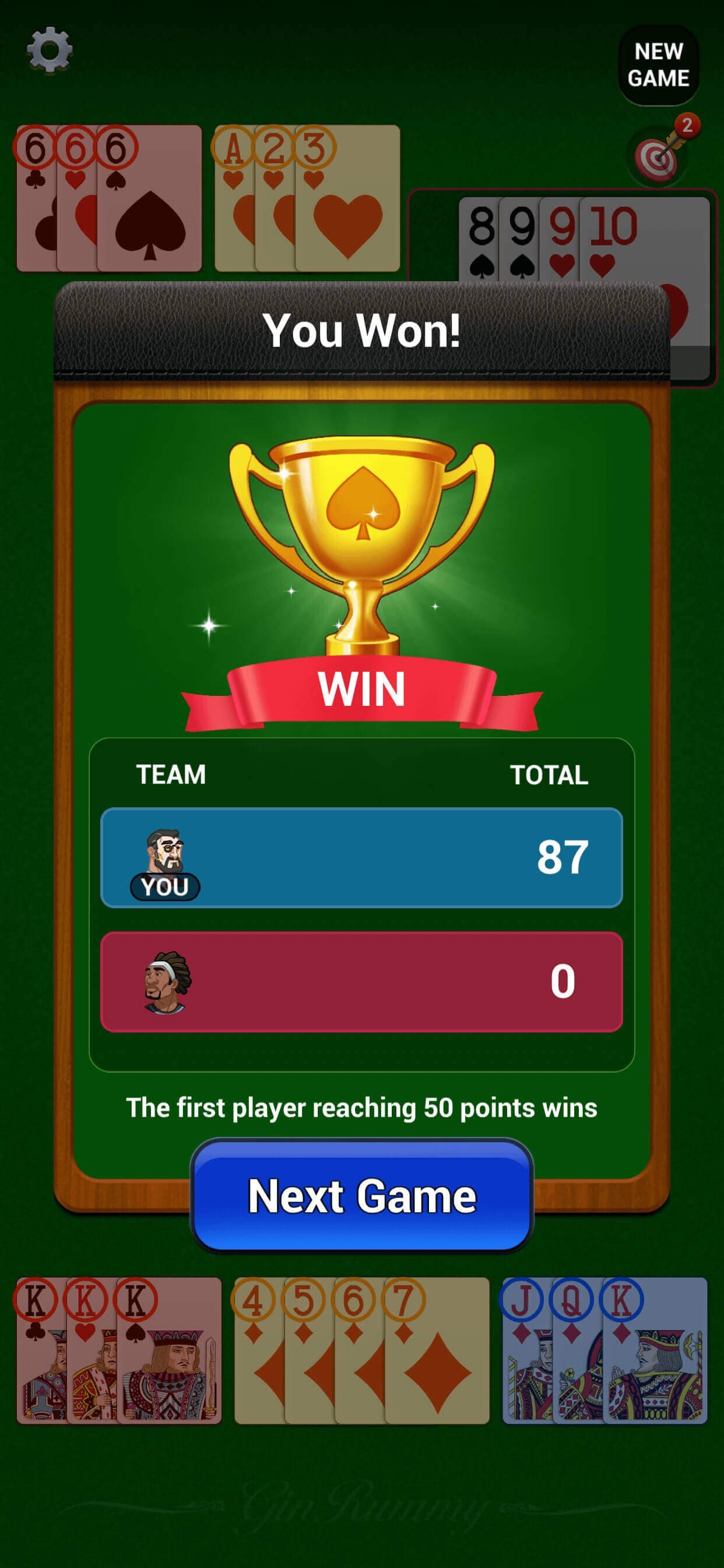 Gin Rummy : Classic Card screenshot 4 - screenshot