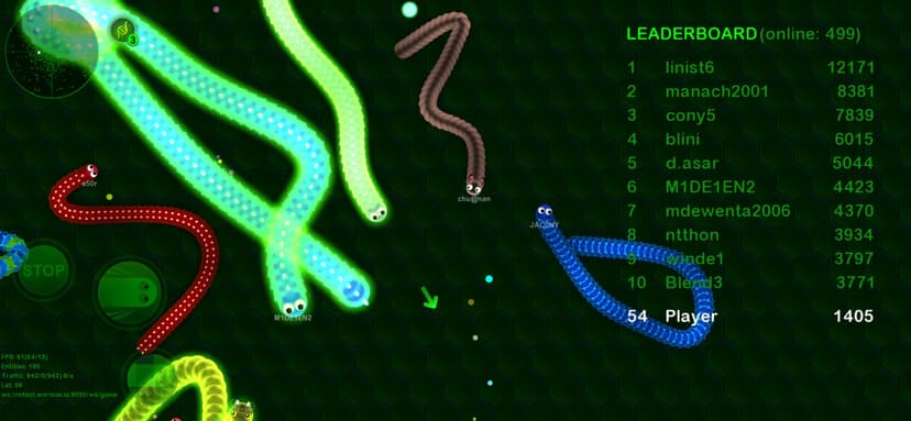 Wormax.io screenshot 7 - screenshot