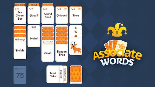 Associate Words: Solitaire screenshot 1 - screenshot