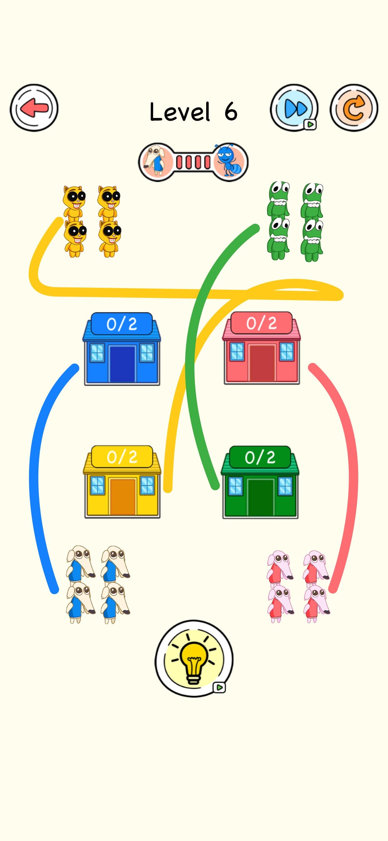 Lost Dog Puzzle: Draw To Home screenshot 1 - screenshot