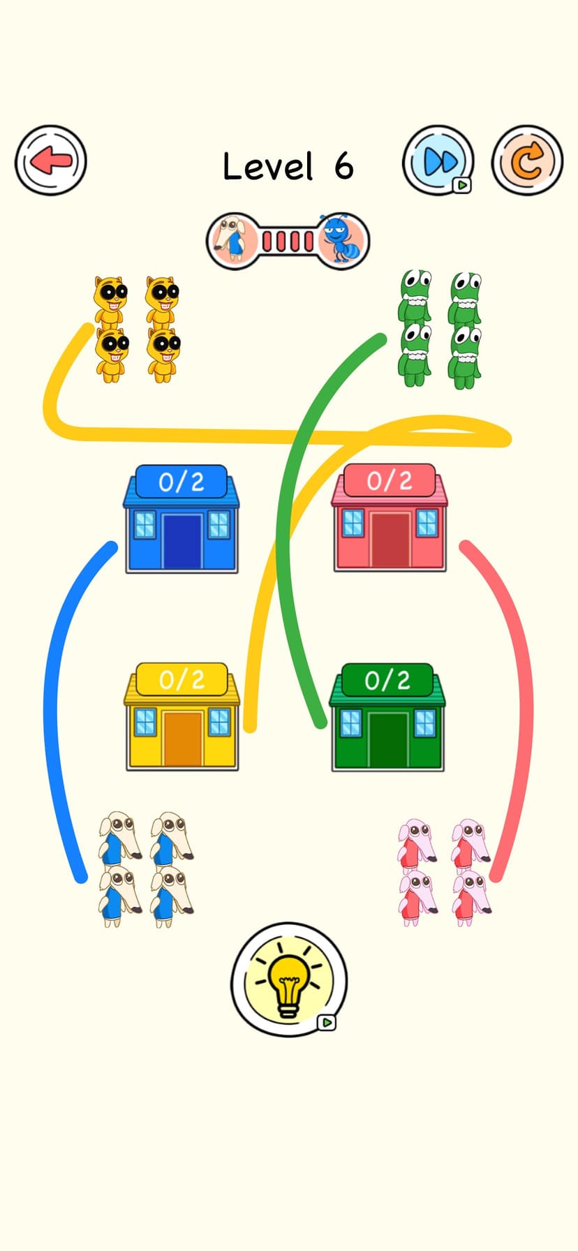 Lost Dog Puzzle: Draw To Home screenshot 1 - screenshot