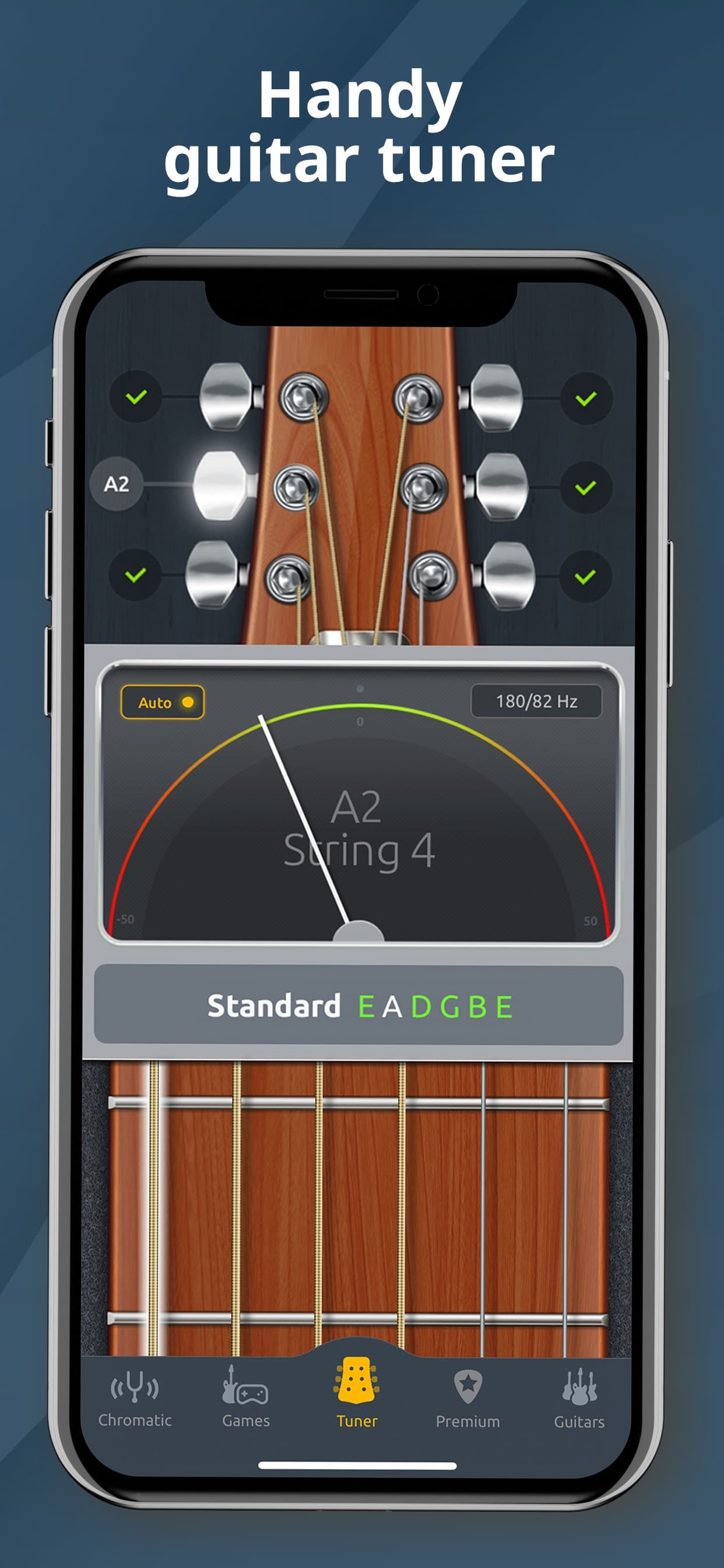 Guitar Tuner - Ukulele & Bass screenshot 2 - screenshot