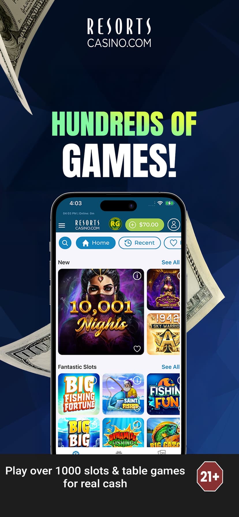 Resorts Casino Online Games screenshot 4 - screenshot