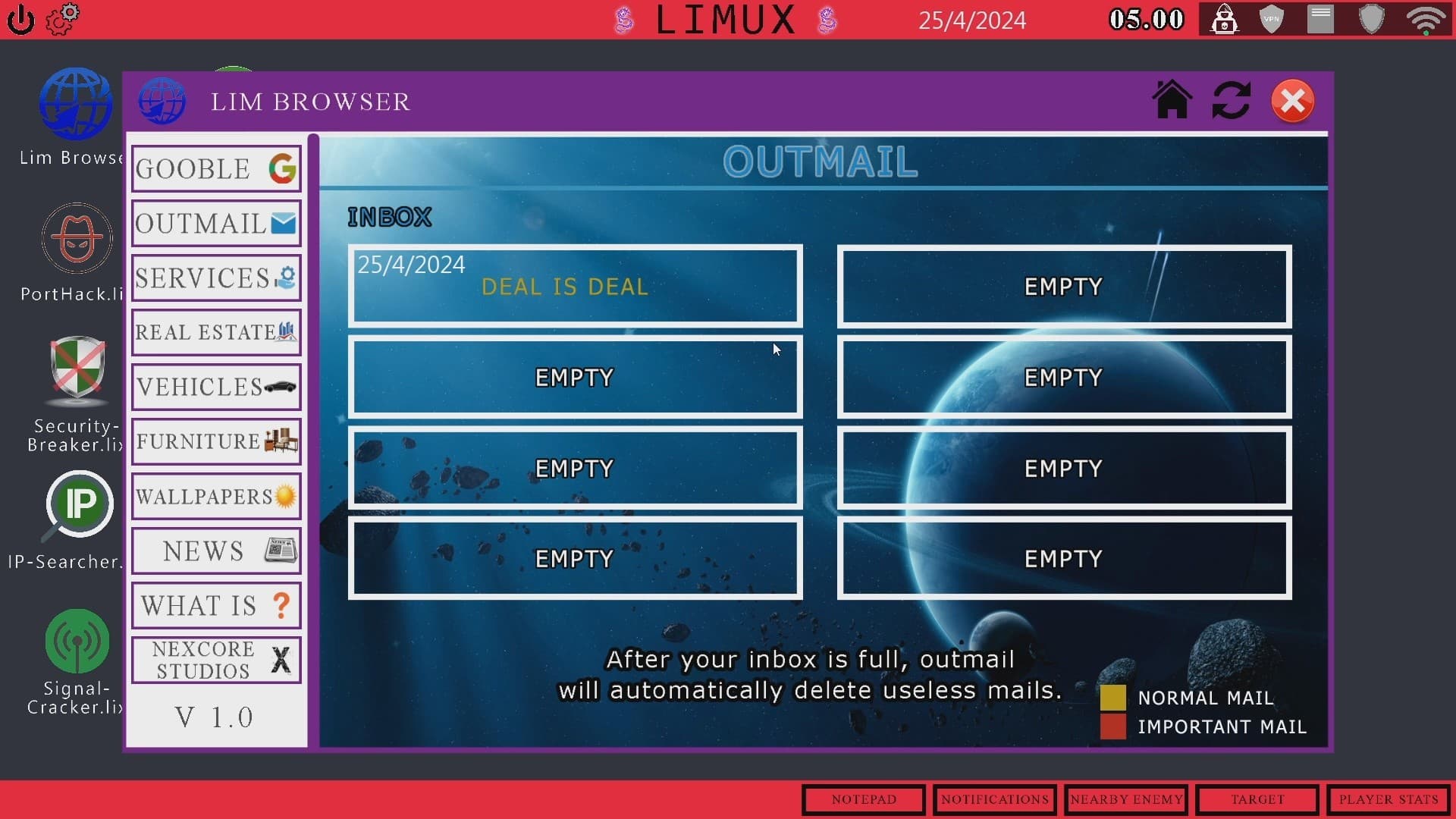 Null - screenshot