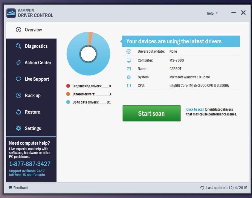 Null - screenshot