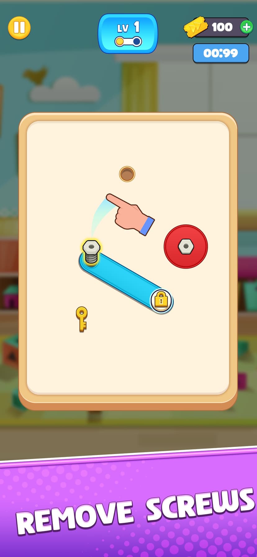 Wood Nuts & Bolts Rescue screenshot 1 - screenshot