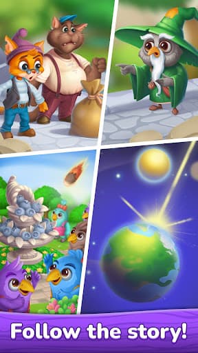 Birds World: Merge & Adventure screenshot 1 - screenshot