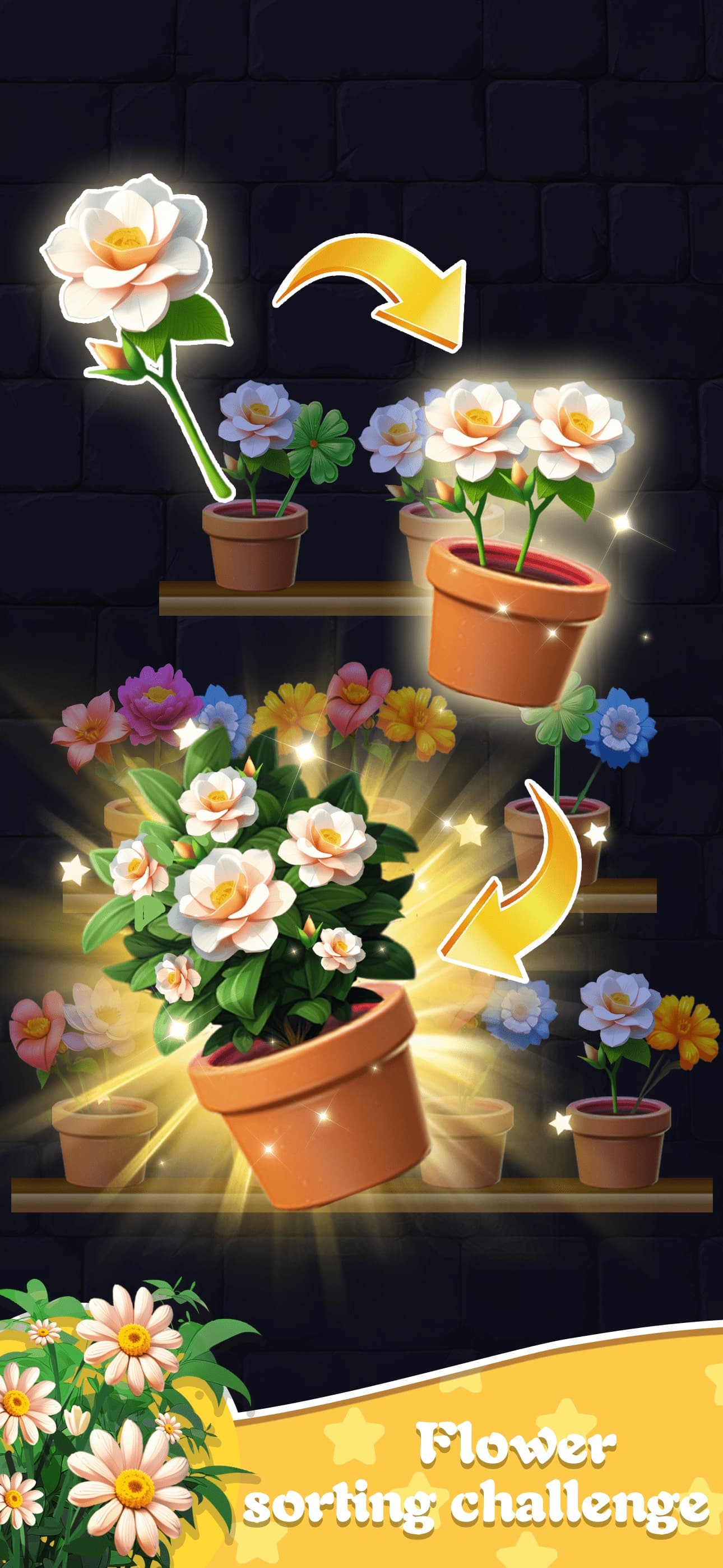 Flower Triple Sort:Blossom 3D screenshot 3 - screenshot