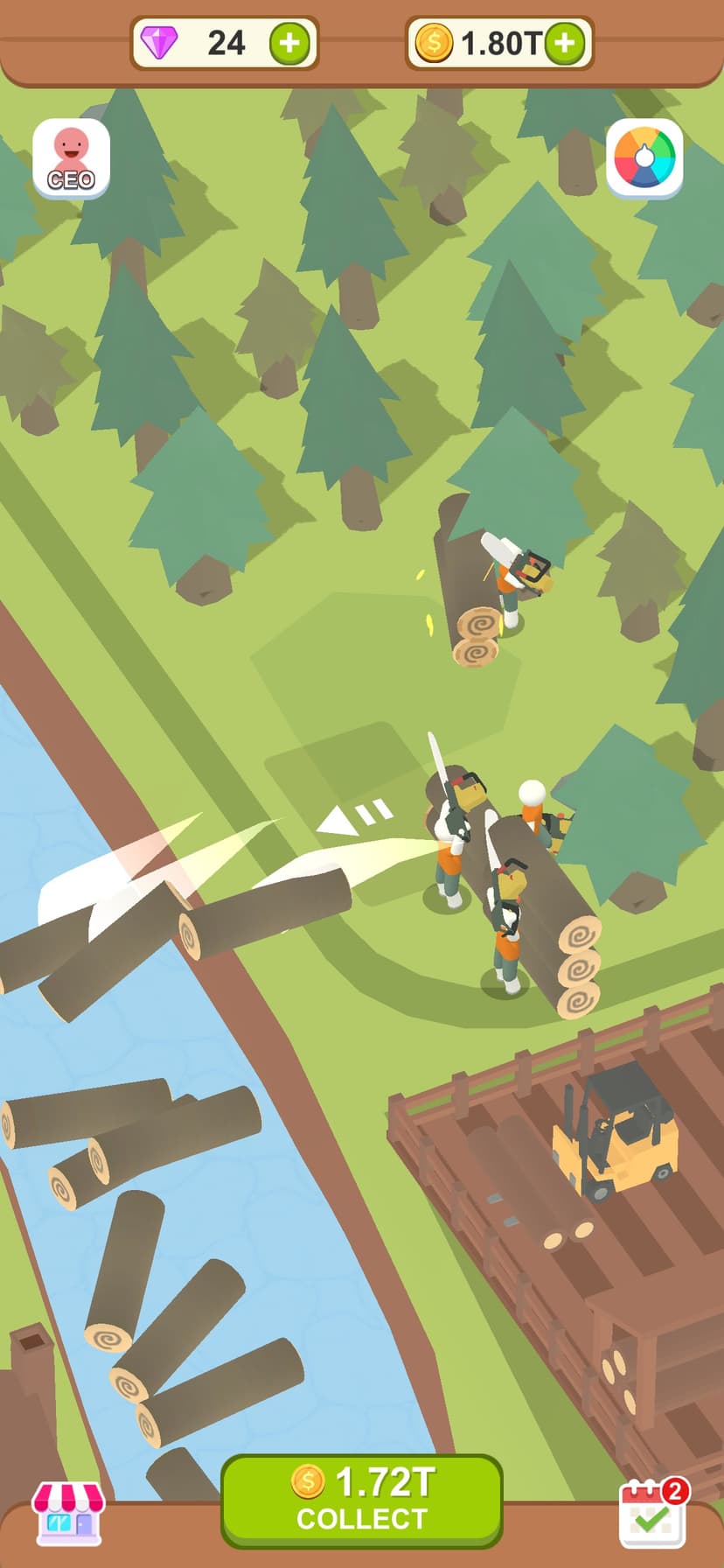 Aquatic Logging Factory screenshot 1 - screenshot