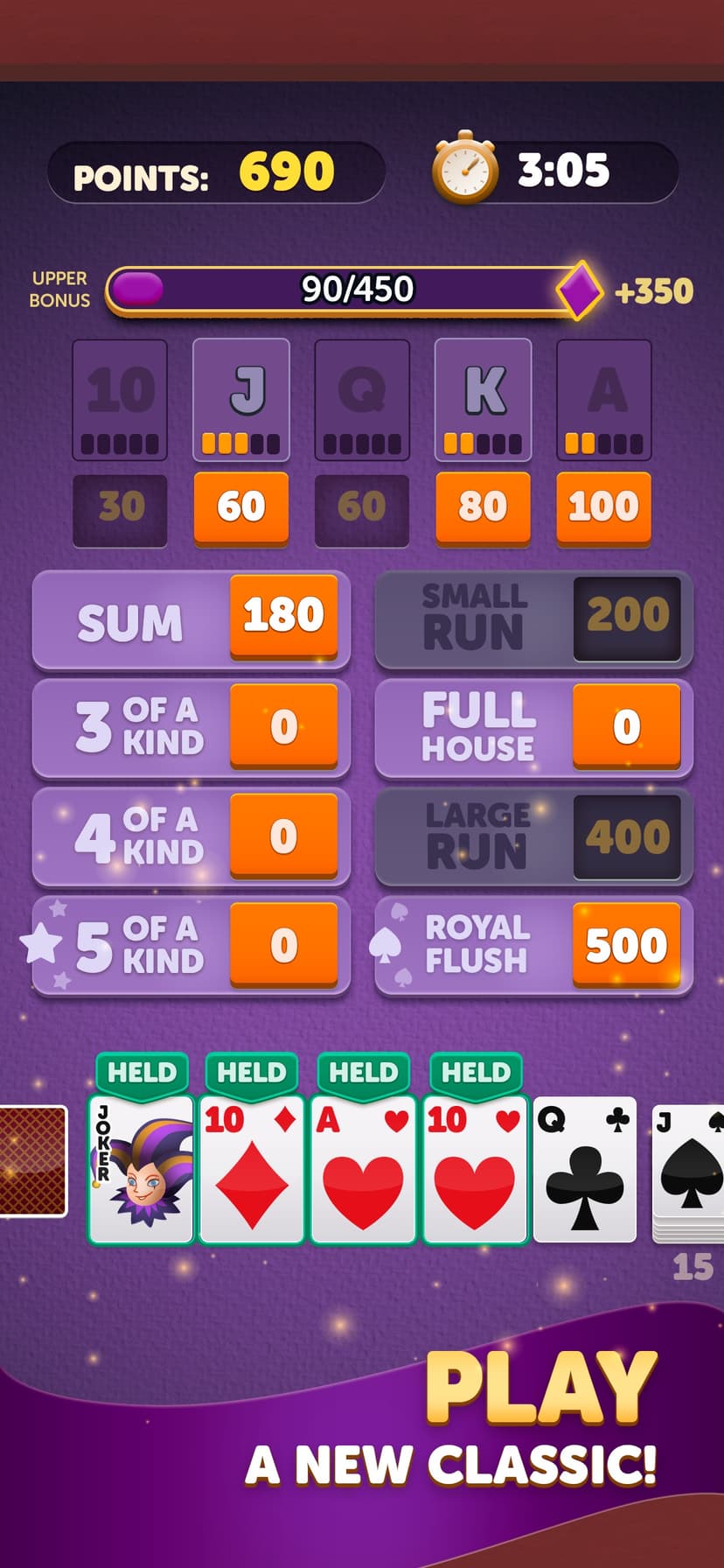 Yatzy Cards screenshot 2 - screenshot