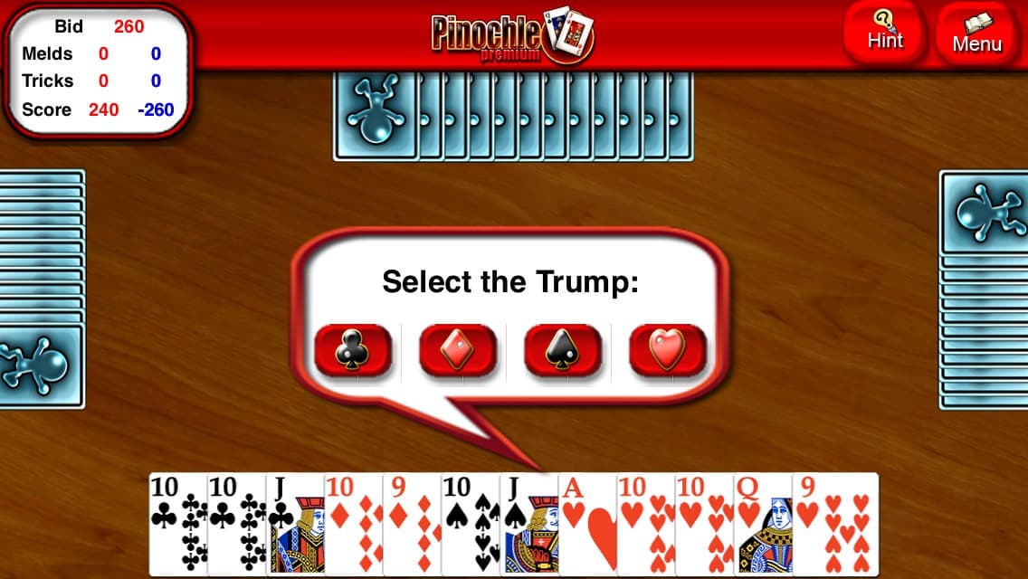Pinochle HD screenshot 1 - screenshot