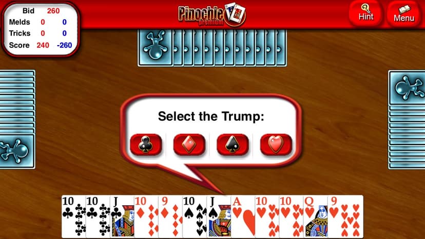 Pinochle HD screenshot 1 - screenshot
