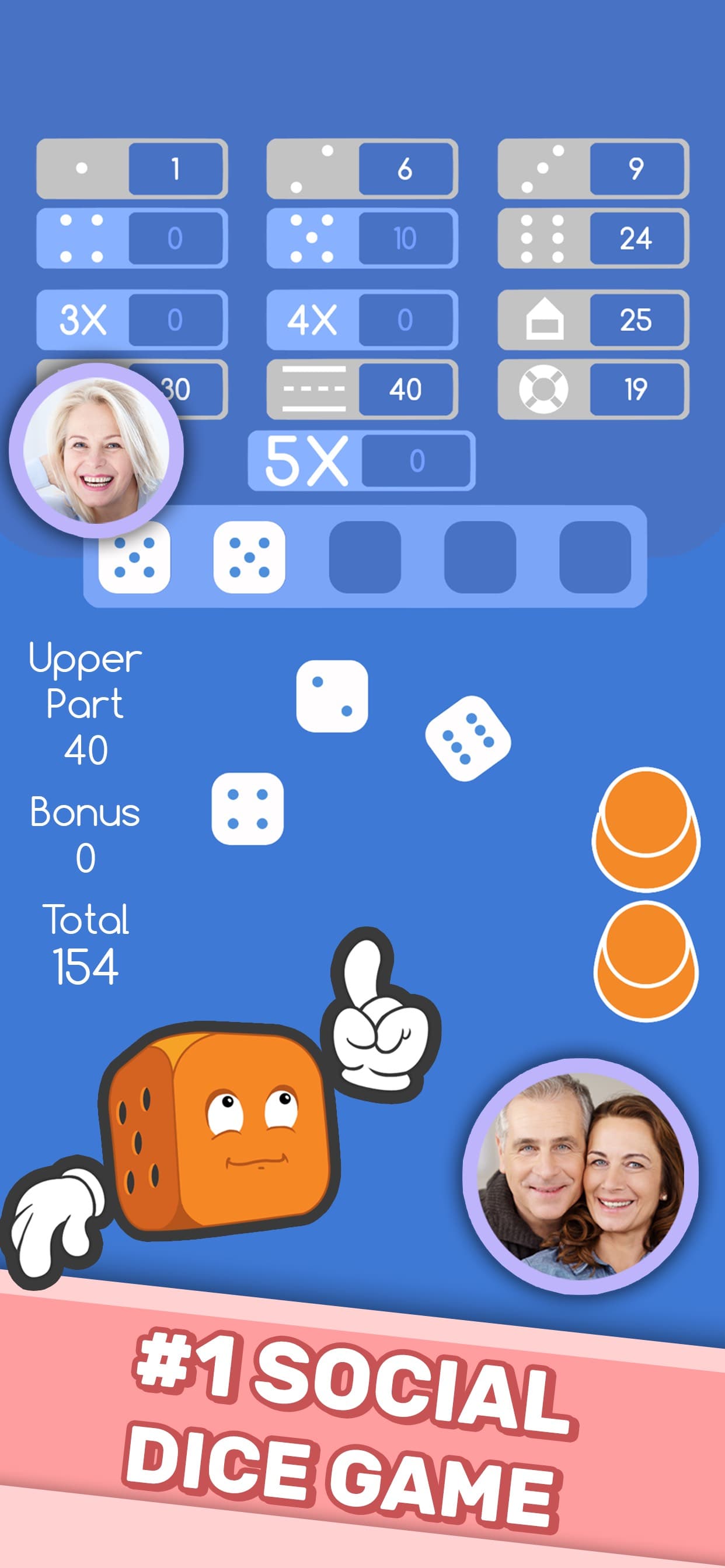 Dice Clubs® Yatzy Multiplayer screenshot 1 - screenshot