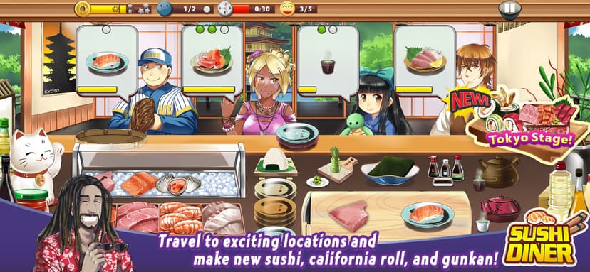 Sushi Diner – Fun Cooking Game screenshot 1 - screenshot