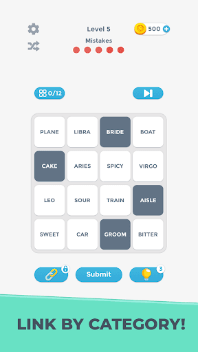 Connections Word Game screenshot 1 - screenshot