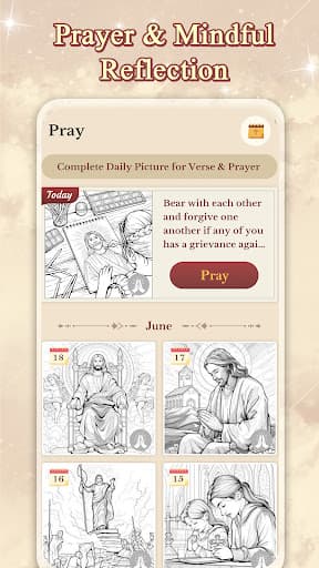 Bible Color Paint By Number screenshot 3 - screenshot