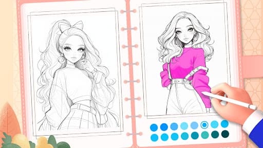 Doll Color: Princess Coloring screenshot 7 - screenshot