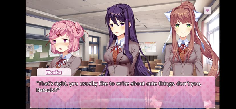 Doki Doki Literature Club! screenshot 1 - screenshot