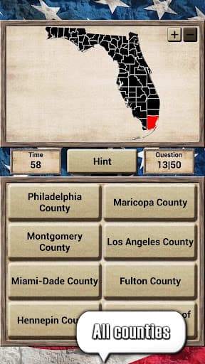 USA Geography - Quiz Game screenshot 21 - screenshot
