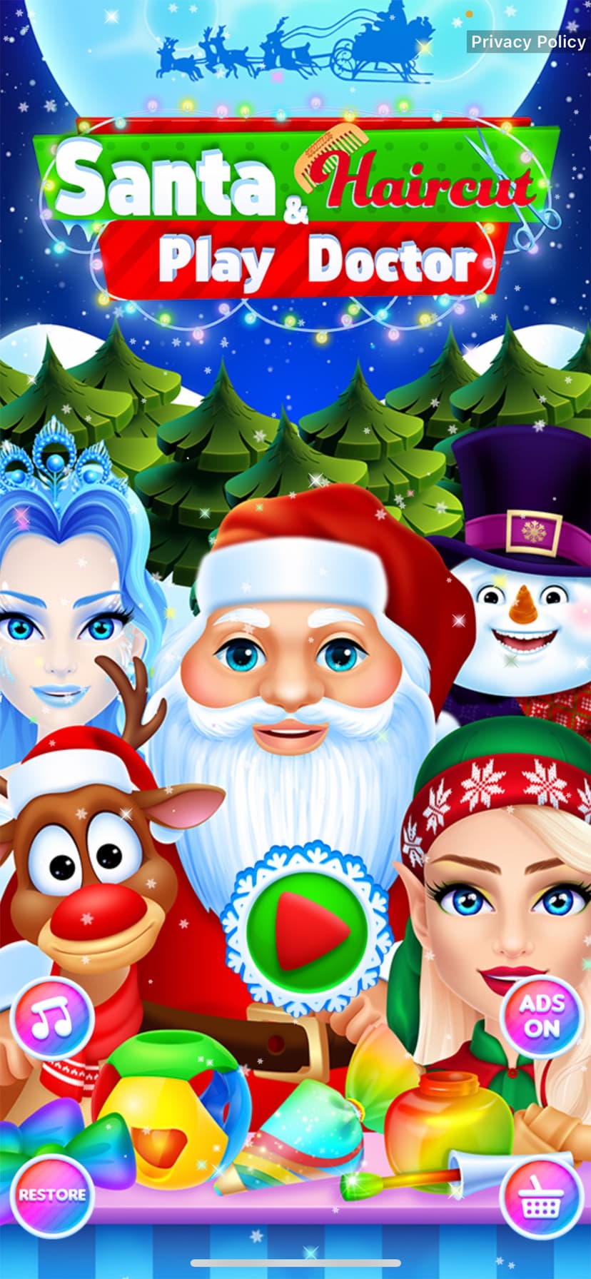 Santa Claus Hair Play Doctor screenshot 6 - screenshot